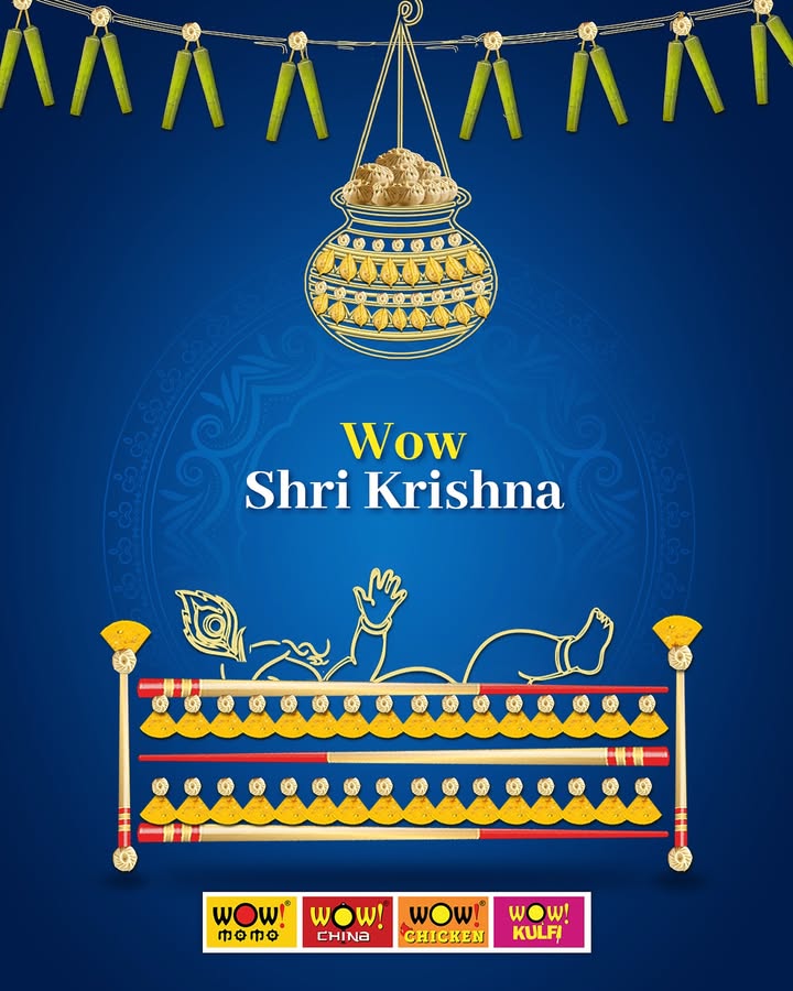 May the playful spirit of Shri Krishna fill your day with joy and sweetness
