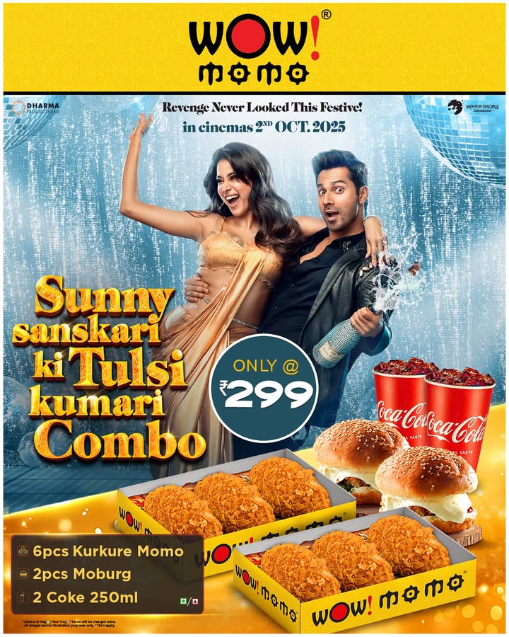 Say Hello to the Sunny Sanskari Ki Tulsi Kumari Combo Sweet revenge, filmy drama, and Wow in every bite Enjoy...