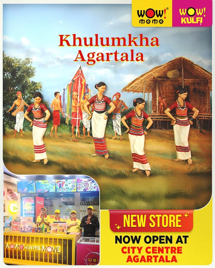Khulumkha Agartala Were thrilled to bring the Wow experience to your city Your favourites, Wow Momo Wow Kul...