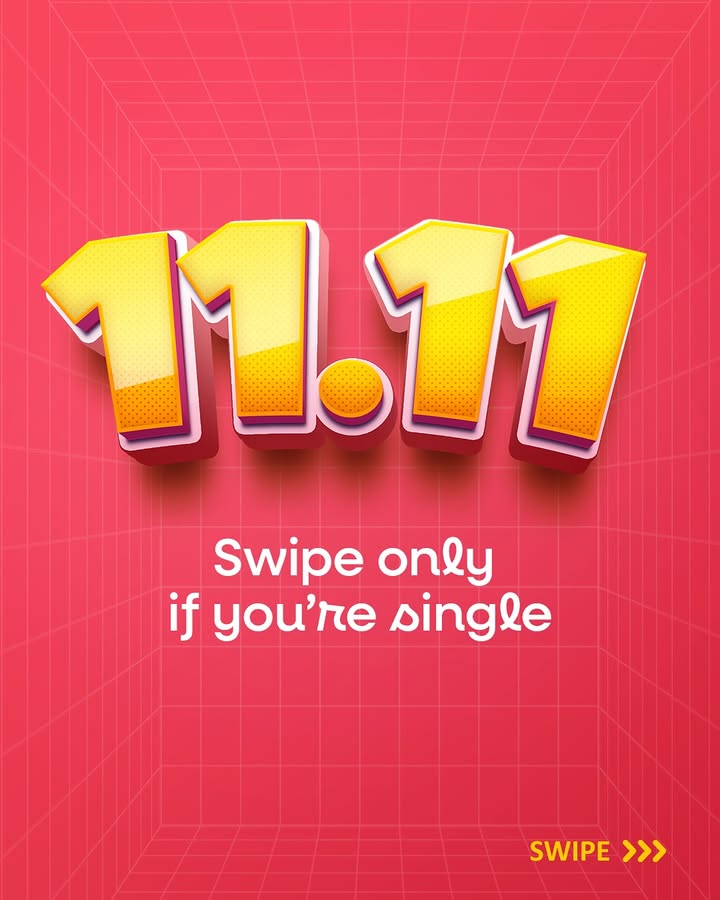 Swipe only if youre single. If not stay on the last slide and rethink the relationship. . 