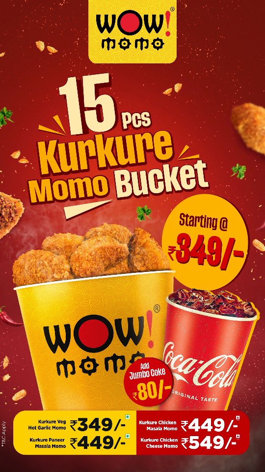 When momo cravings go big, the bucket gets bigger