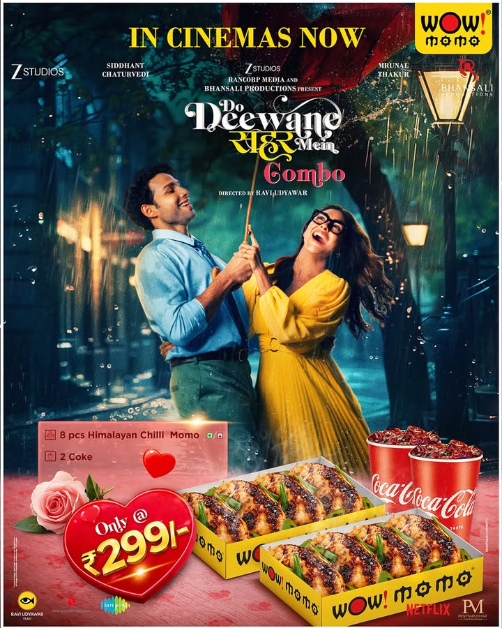 Wow Love hits the big screen TODAY Celebrate your love story with the Do Deewane Seher Mein Combo 8 pcs Hi...