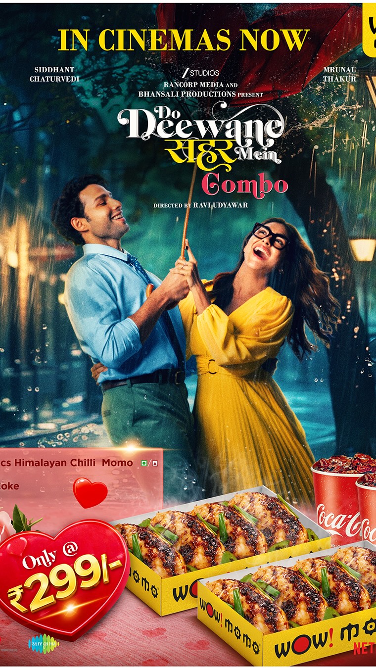 Celebrate your love story with the Do Deewane Seher Mein Combo 8 pcs Himalayan Chilli Momo 2 Coke at just 299 ...