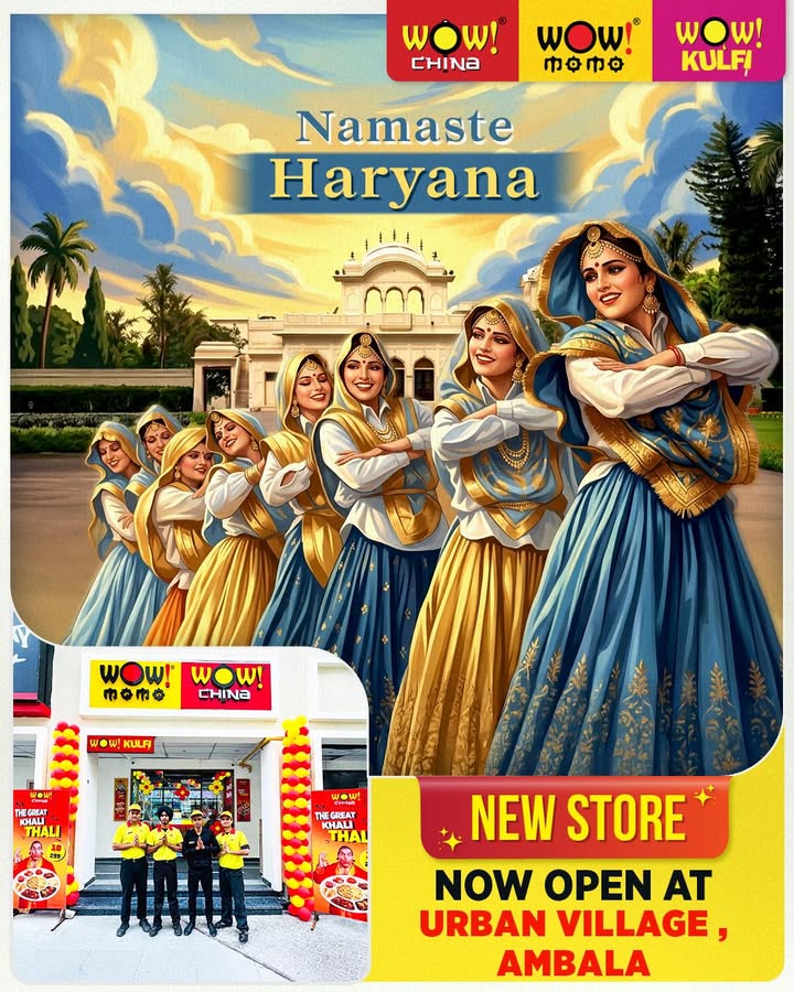 Namaste Haryana WOW flavours have now arrived in Haryana Were excited to announce that Wow Momo, Wow China ...