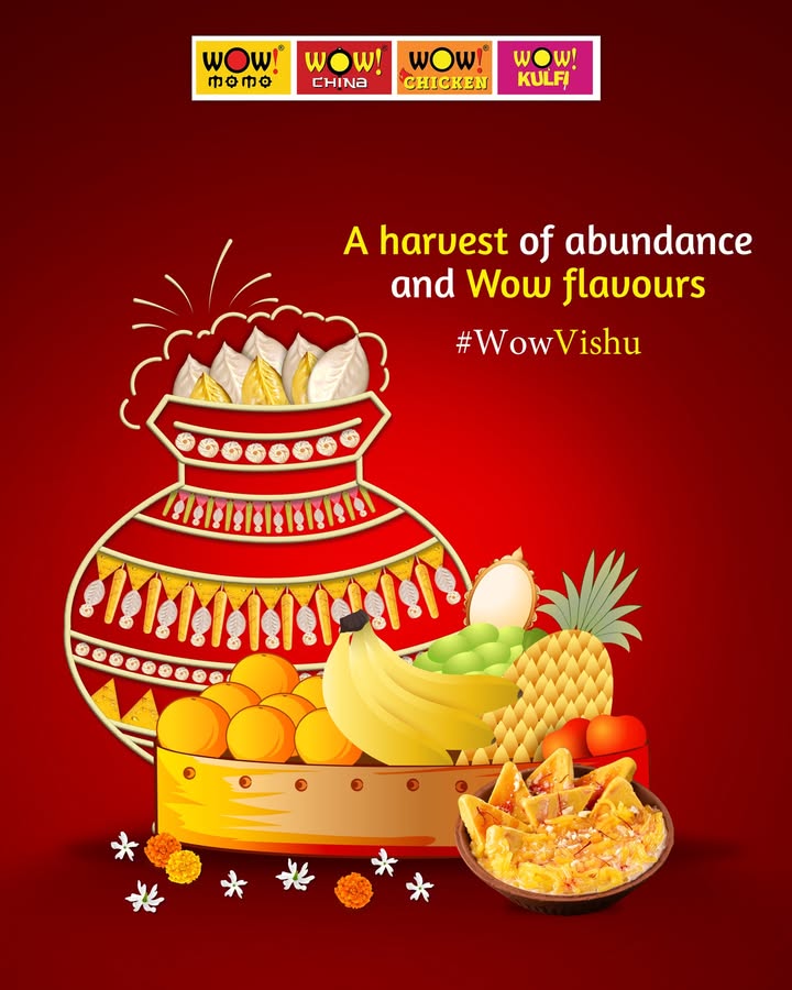 This Vishu, let every beginning carry the warmth of tradition, every step reflect abundance, and every celebration unfold in...