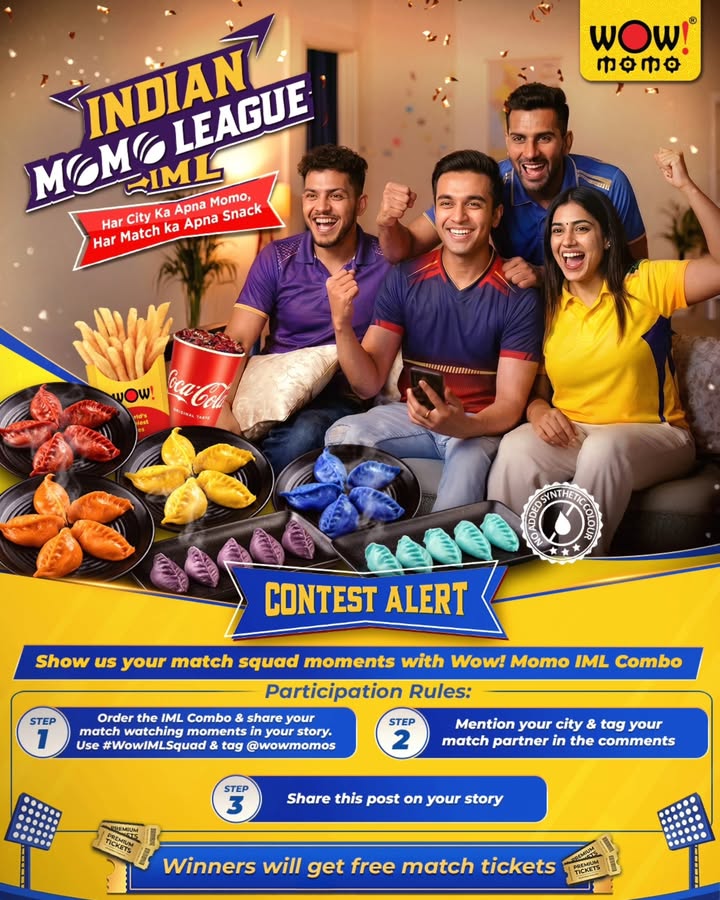 CONTEST ALERT Har city ka apna momo, har match ka apna snack Show us your match day madness with the IML Co...