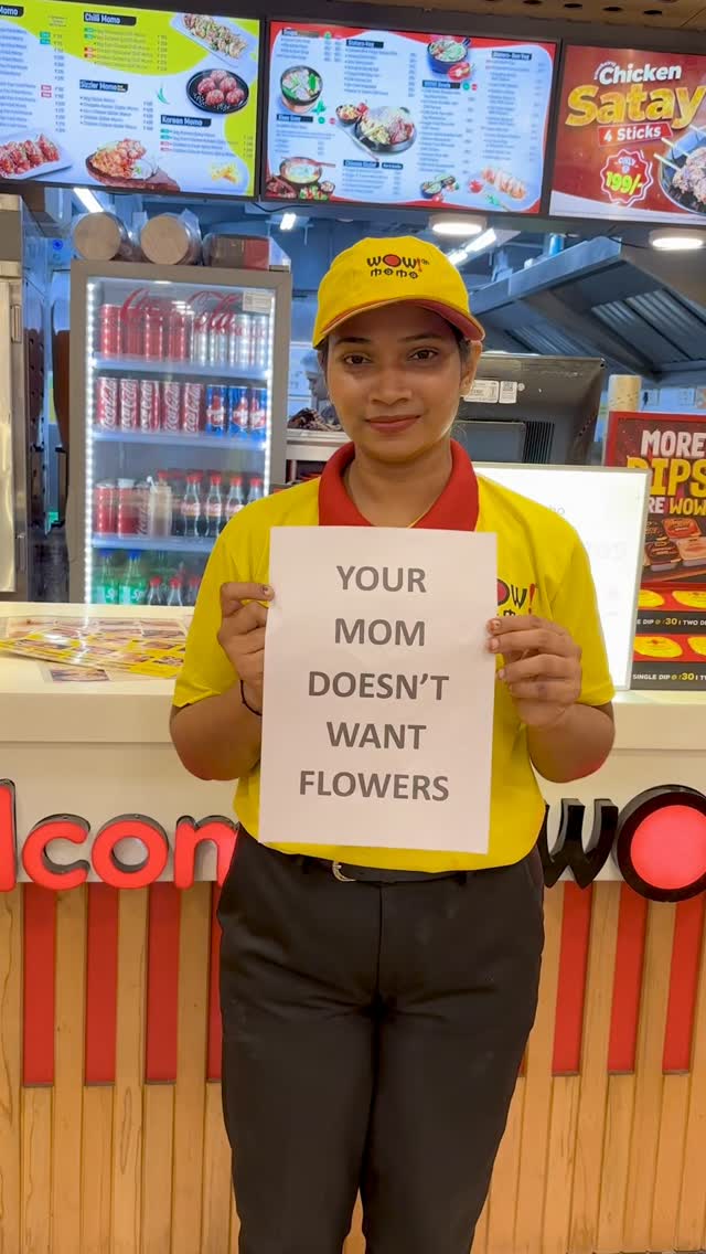 Your sign to stop overthinking Mothers Day plans just take her on a momo date WowMomo MothersDay trend foryou...