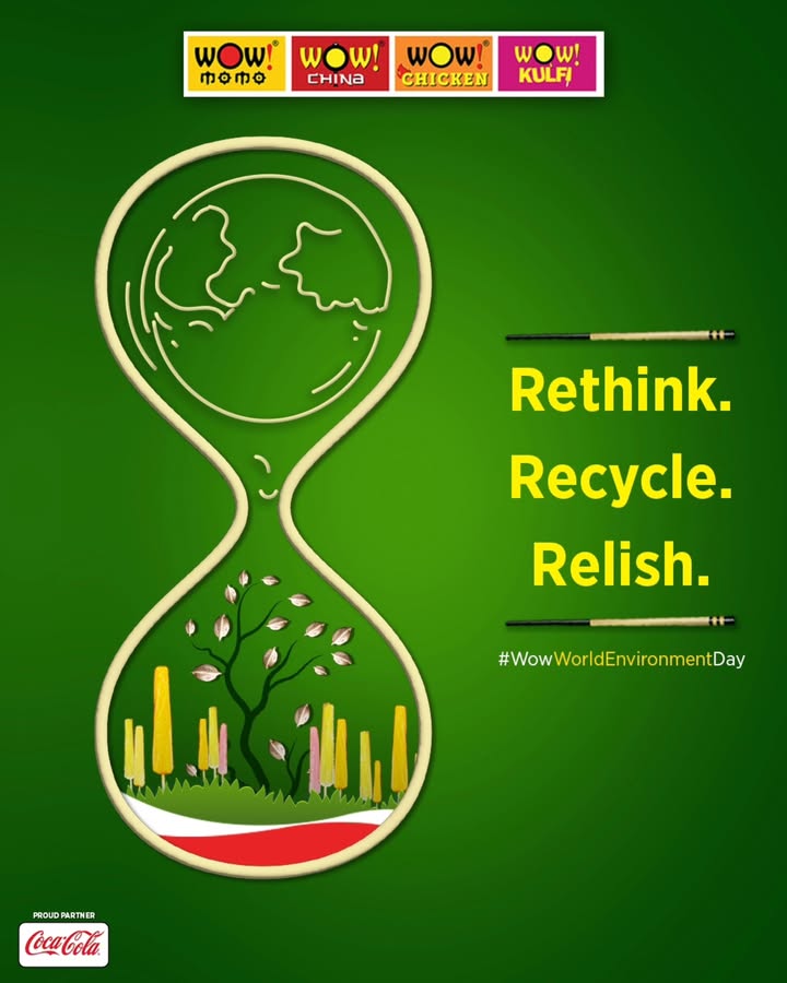 Relish today, rethink for tomorrow Happy World Environment Day WowMomo EnviromentDay explore trending