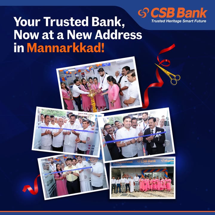 The doors are open to a newly relaunched CSB Bank branch in Mannarkkad Step in and experience our refreshed space designe...
