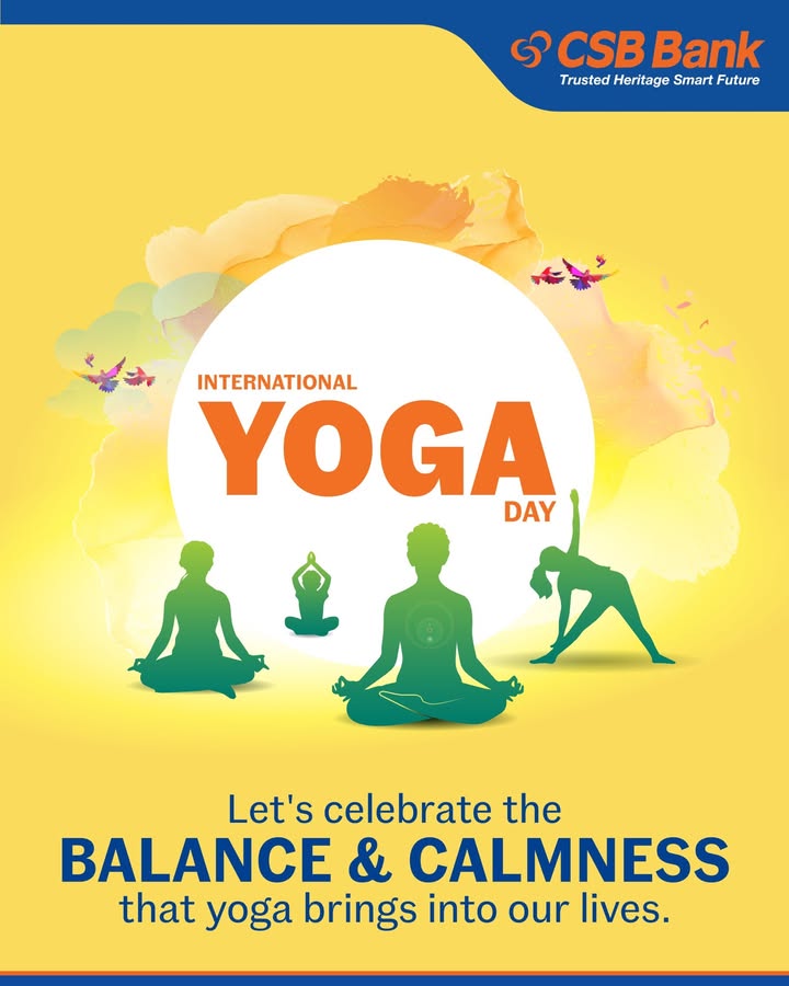 On this International Yoga Day, lets embrace the power of breath, balance, and inner peace