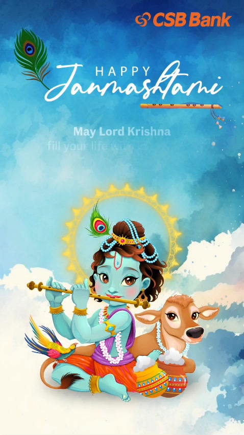 Celebrate the birth of Lord Krishna with joy, devotion, and love