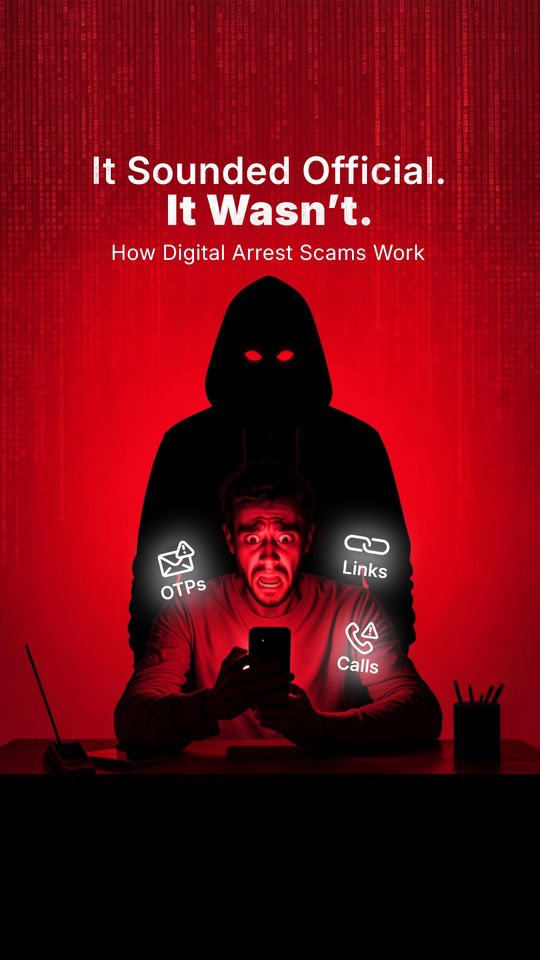 Scams dont start with money. They start with fear. Digital House Arrest is designed to panic you into paying