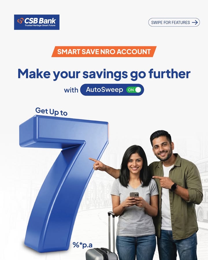 Your global income deserves smarter returns AutoSweep from your NRO account up to 7 p.a. No lock in. No waiting