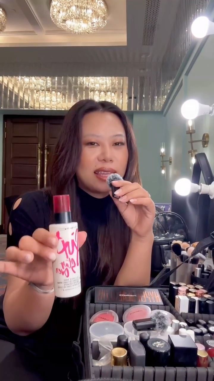 The best alcohol free setting spray can handle ANYTHING. Just spritz on some M.A