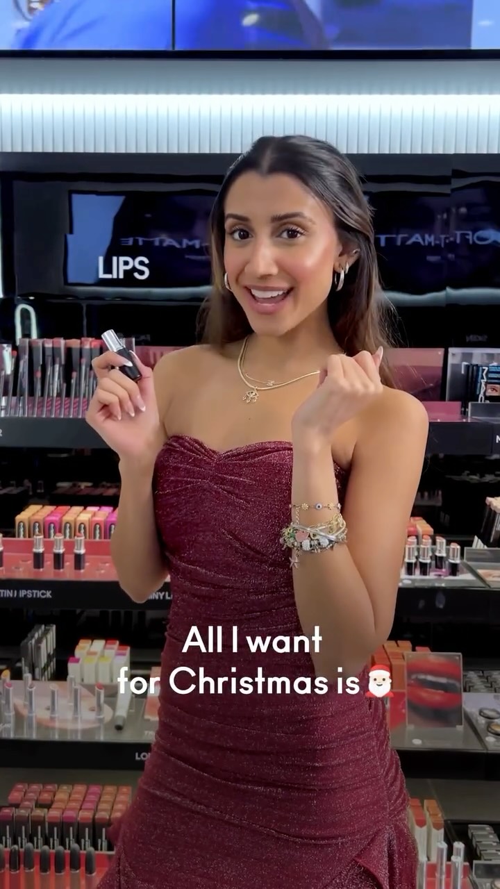 Santa, you hear me All I want for Christmas is M.A.C under my tree