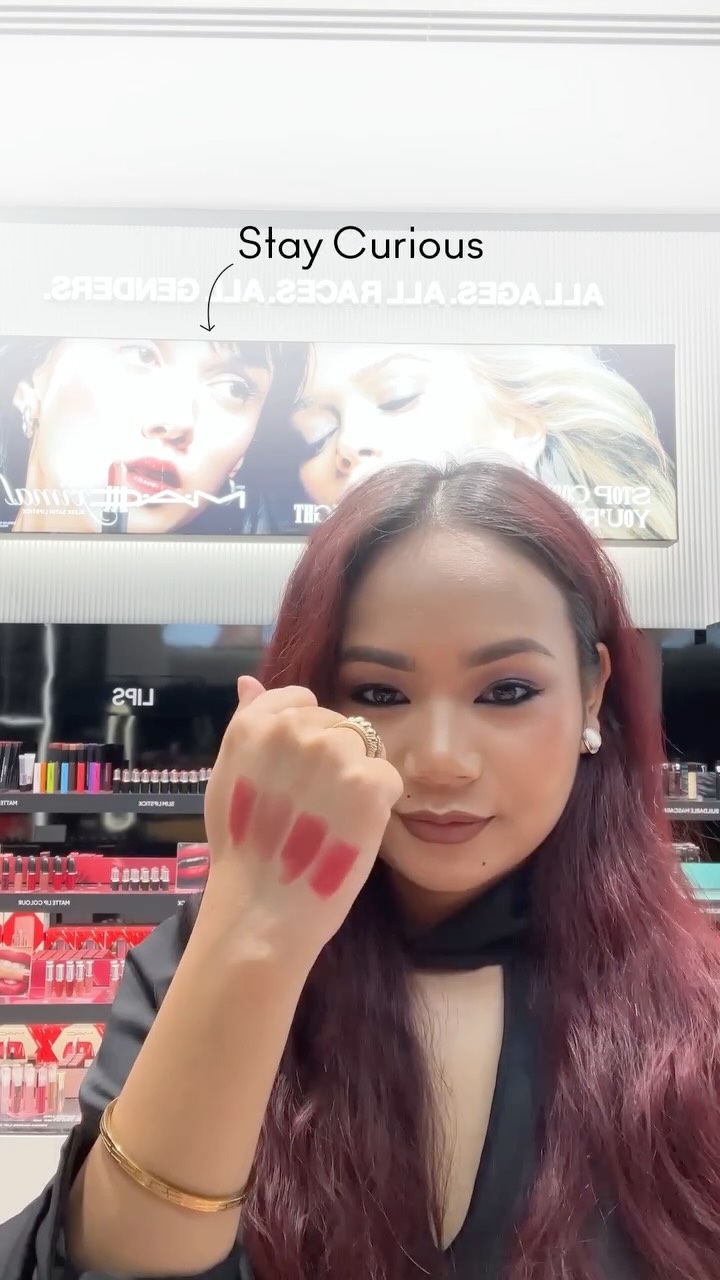 An easy, soft focus matte for everyday wear Featuring M.A