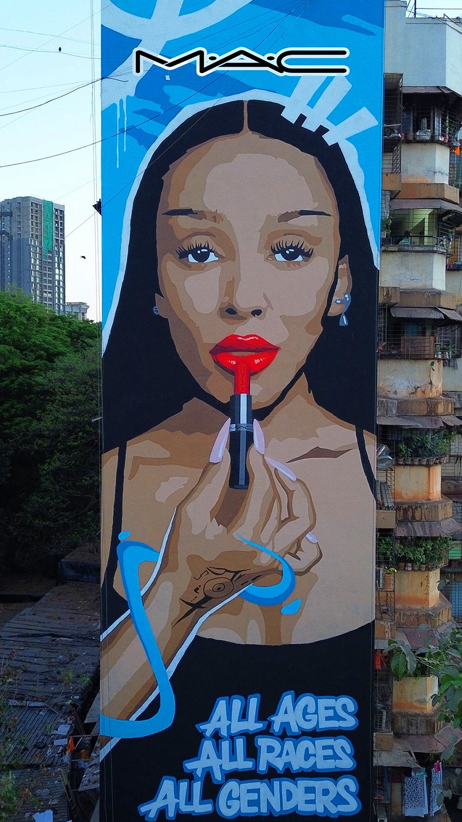 Even the walls say I Only Wear M.A.C If the citys seeing red now you know why. IOnlyWearMAC