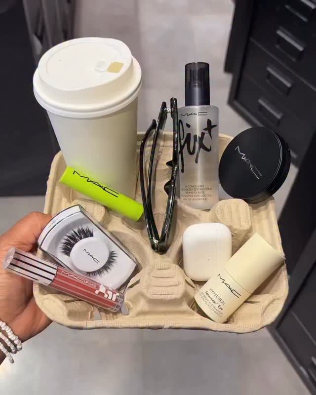 Running on caffeine and good makeup decisions because some essentials just go hand in hand MACCosmetics MACCosmet...