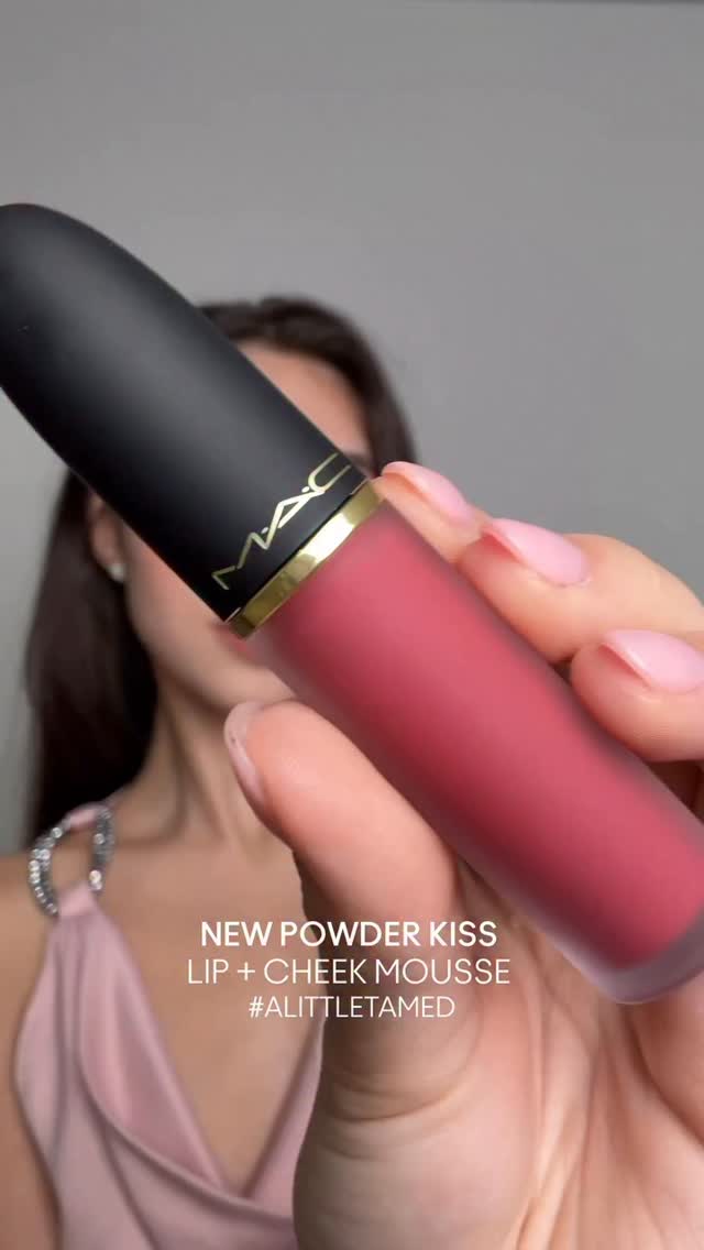 Meet your new everyday flush Our Powder Kiss Lip Cheek Mousse in A Little Tamed gives lips and cheeks that di...