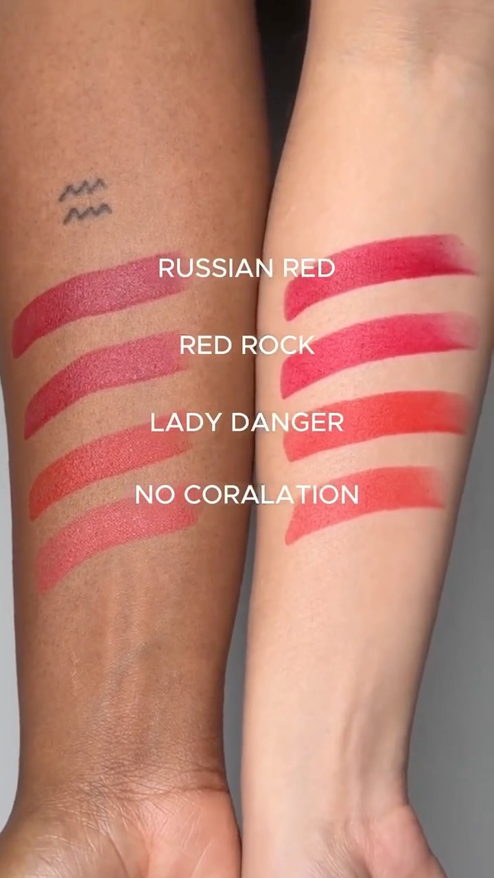 Color theory with our iconic red lipsticks Which shade are you picking Come find yours at your nearest M.A