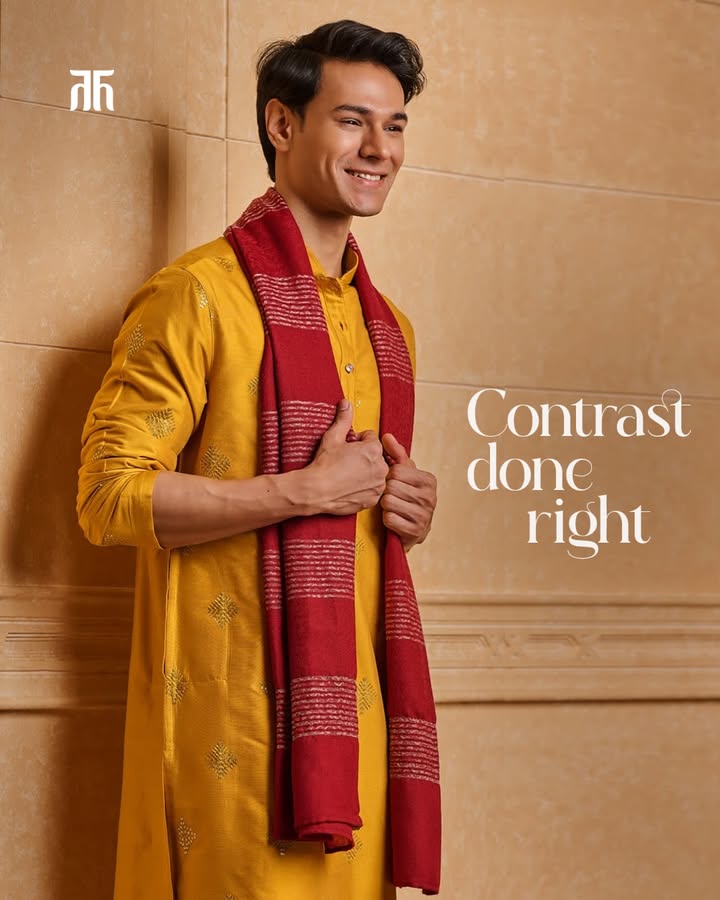 When red and yellow come together, its not about balance, its about intention. The red adds edge. The yellow keeps it easy