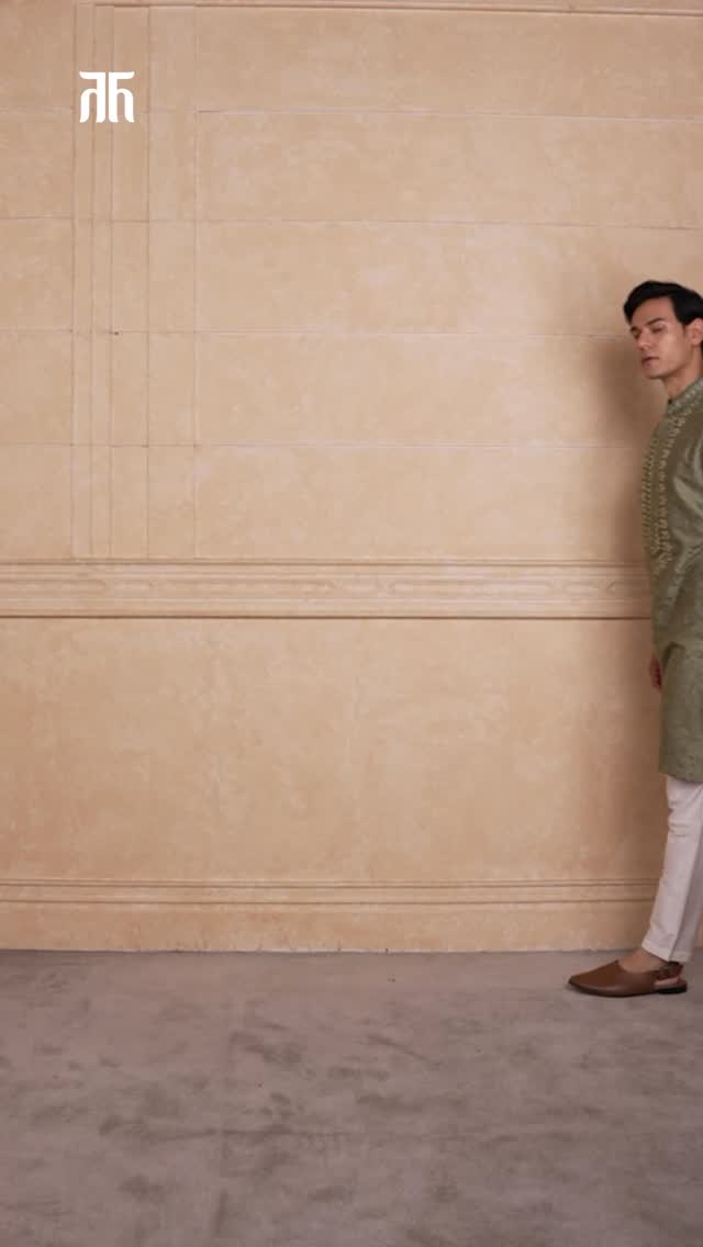 Rooted in tradition, styled for today, the Olive Patra Embroidered Kurta Set is your perfect pick for mehendi, poojas, and f...