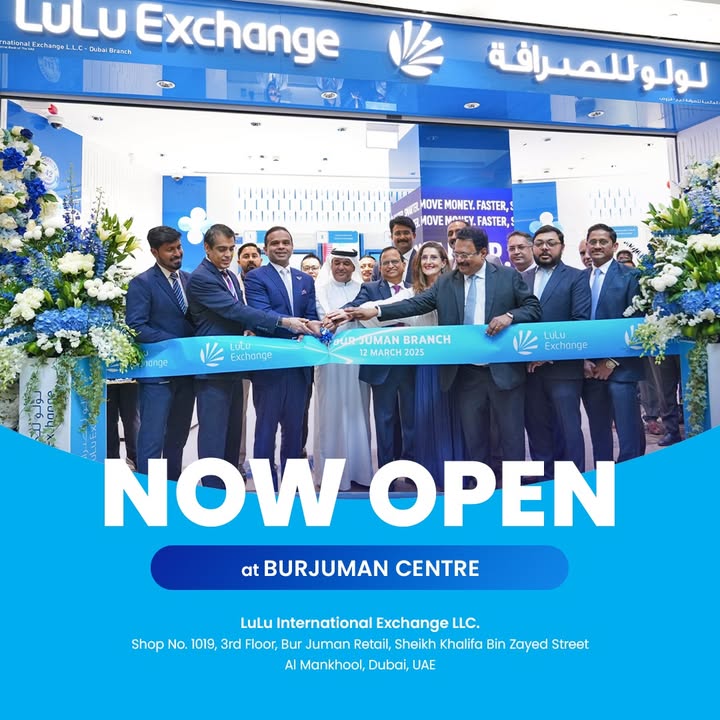 Hey Dubai, we re here for you LuLu Exchange BurJuman is OPEN NOW Your money transfers just got easier and closer to your ...