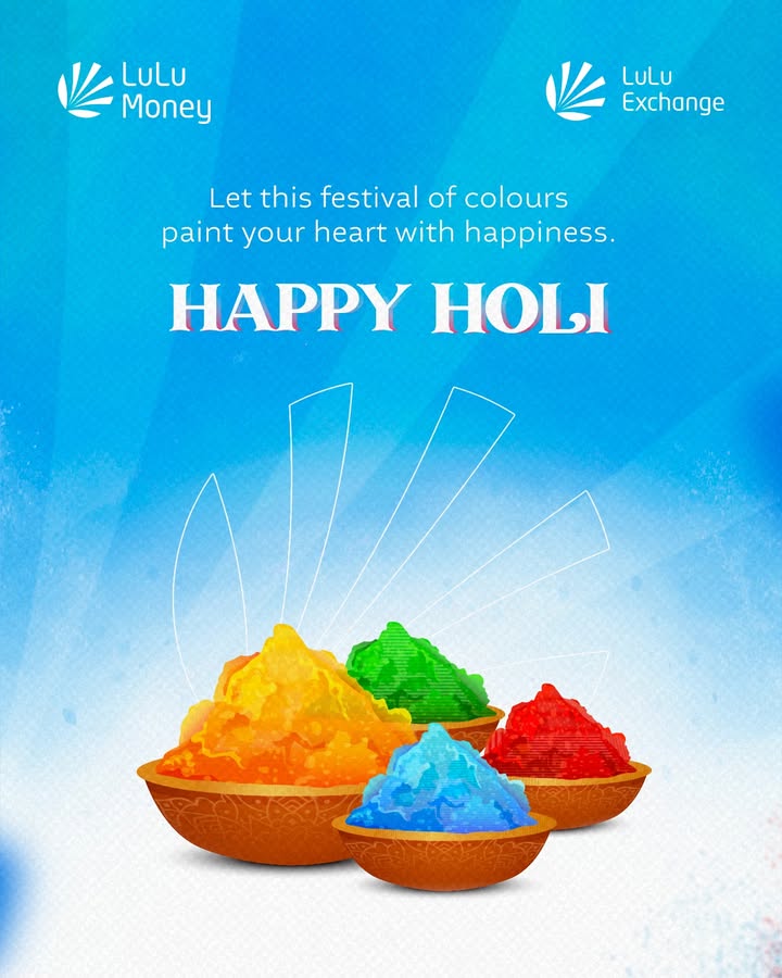 May your life be filled with the vibrant colours of happiness. Happy Holi