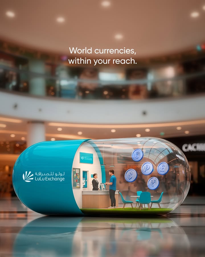 This is us, reimagined inside a tiny capsule. And yes, were making big things happen, just like getting your currency exchanged real quick at the nearest LuLu Exchange. LuLuExchange Capsuleofjoy CurrencyExchange TinyCapsuleBigImpact This is us, reimagined inside a tiny capsule