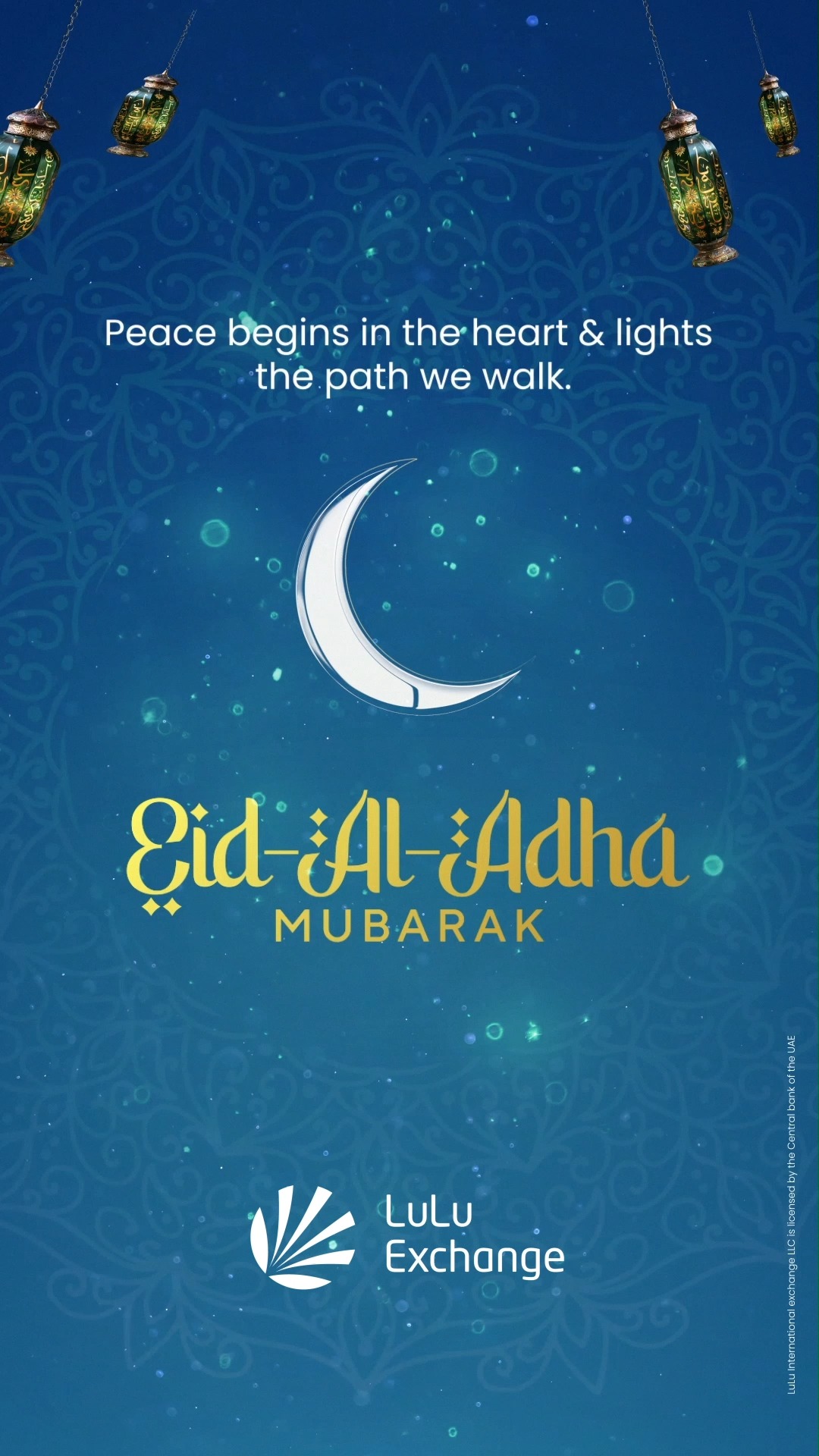 Wishing you peace, happiness, and prosperity. May this Eid bring joy to your heart and warmth to your home