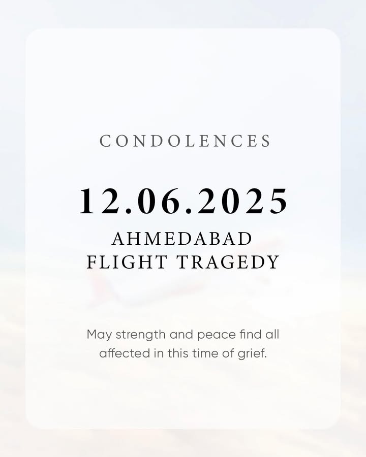 Our thoughts are with the souls and near dear ones of the deceased