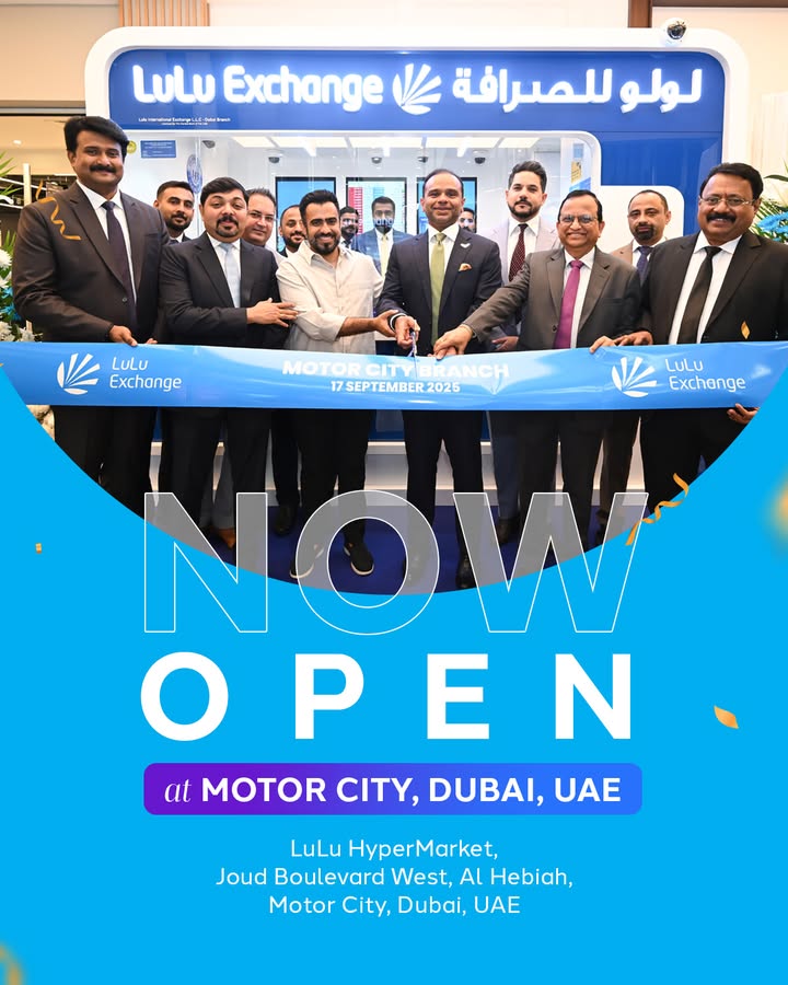 Now open in Motor City, Dubai Visit our 143rd customer engagement centre in UAE for smarter money transfers currency exchange. Experience trust, convenience global reach with LuLu Exchange, now closer to you Now open in Motor City, Dubai Visit our 143rd customer engagement centre in UAE for smarter money transfers currency exc...