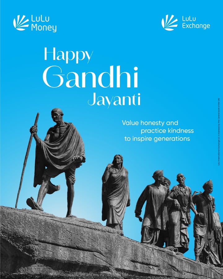 On this Gandhi Jayanti, let us reflect on the timeless principles that continue to guide humanity.