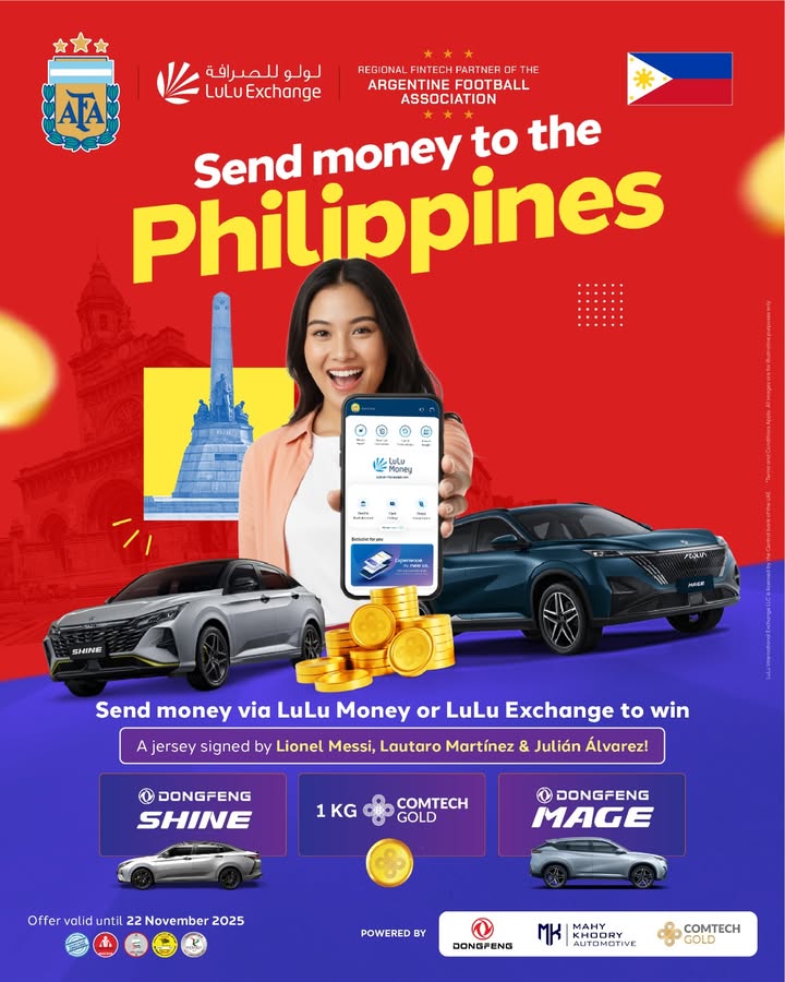  Send Money to Philippines via LuLu Exchange Send money via the LuLu Money App or any LuLu Exchange branch before 22...