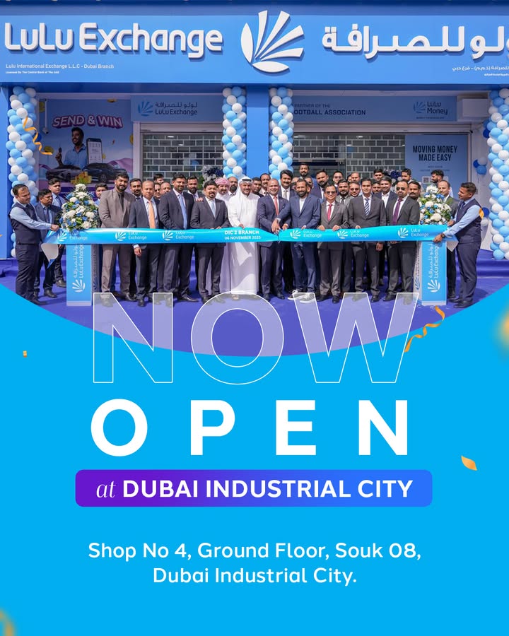 Were growing with your trust LuLu Exchange opens its 144th customer engagement centre at DIC 2 offering you more convenienc...