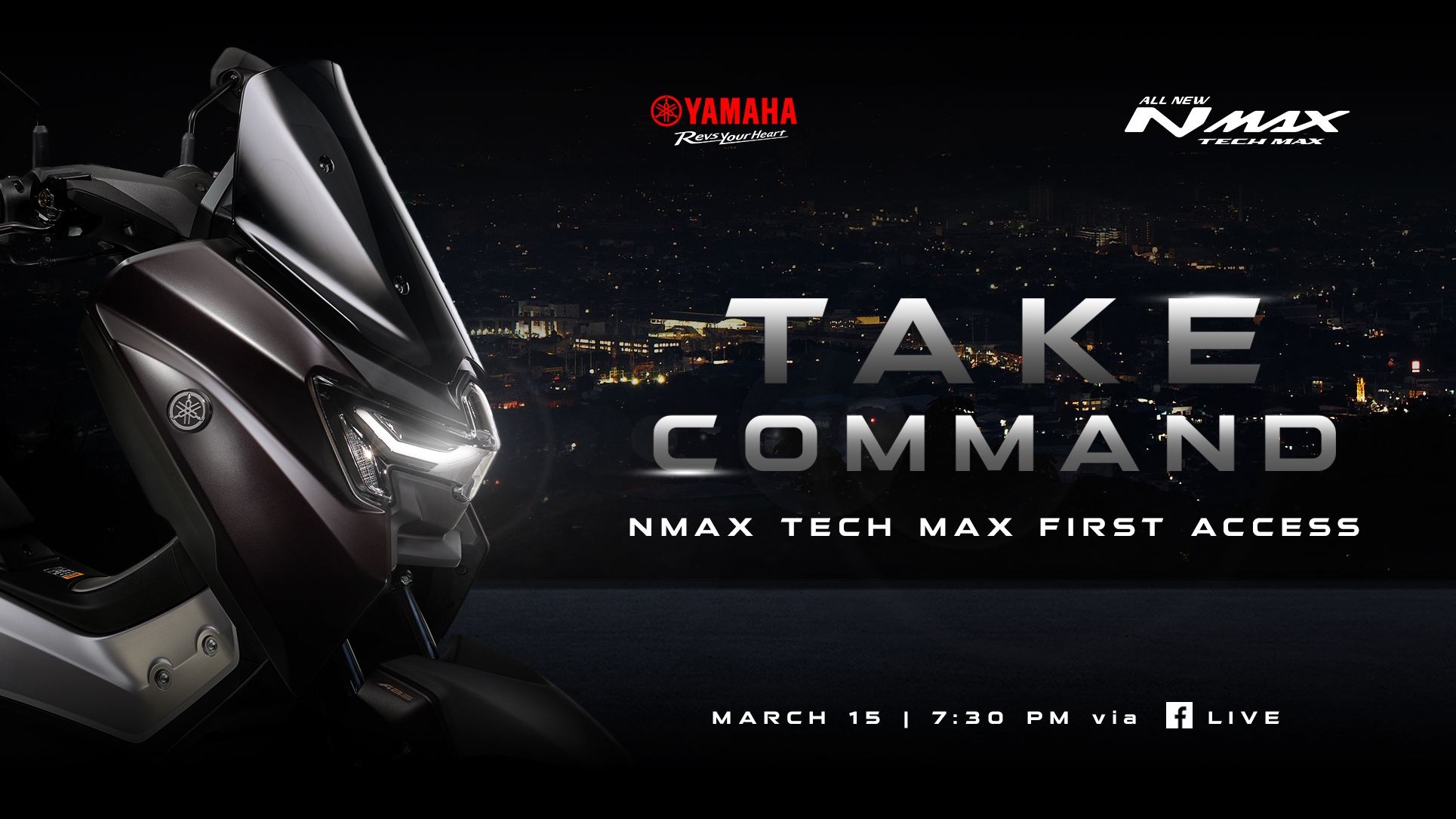  TakeCommand and experience next level of riding excellence this MARCH 15, 7 30PM LIVE and EXCLUSIVE on Facebook Jo...