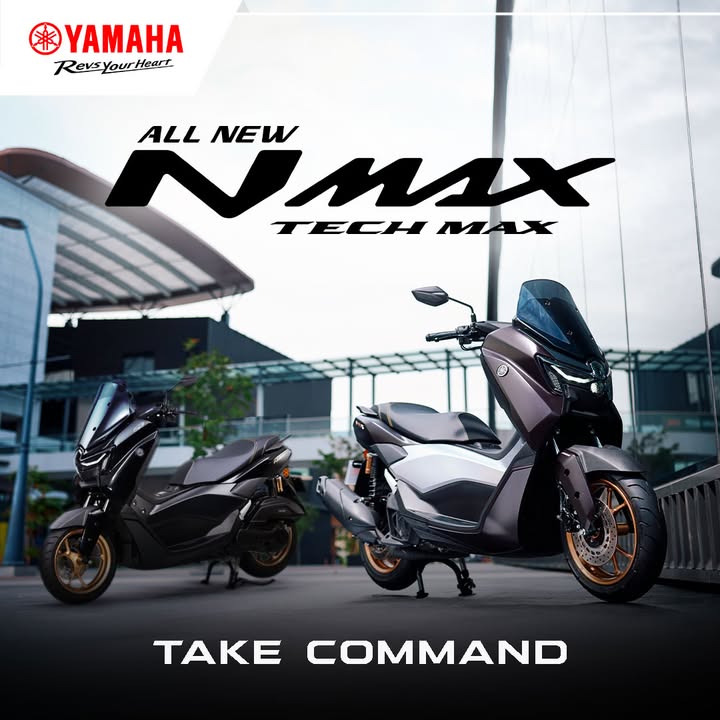 Experience next level precision, power, and bold design that keeps you ahead at every turn with the all new Yamaha NMAX Tech...