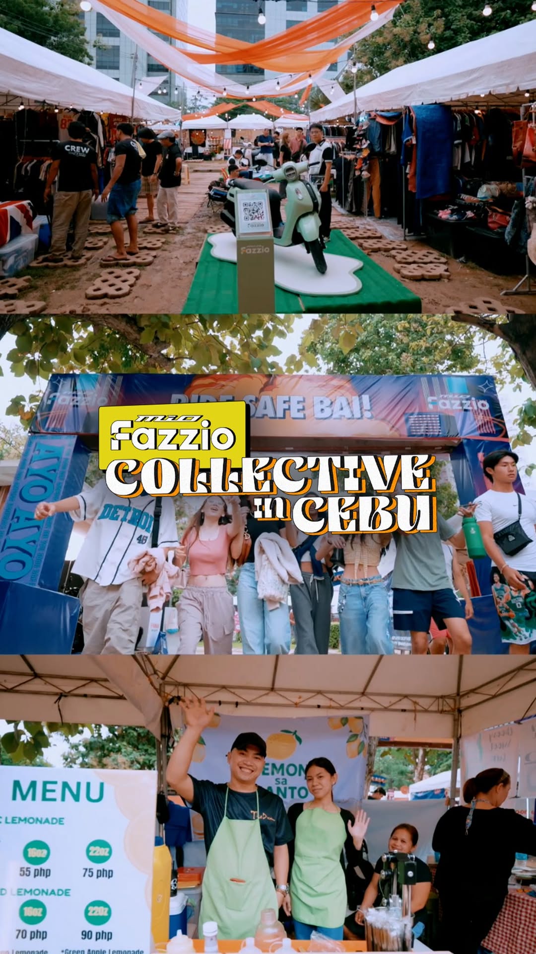Fits, finds, and full on vibes Dont miss this experience at Yamahas StartYOUniquenessCEBU with MioFazzioxUTB here at...