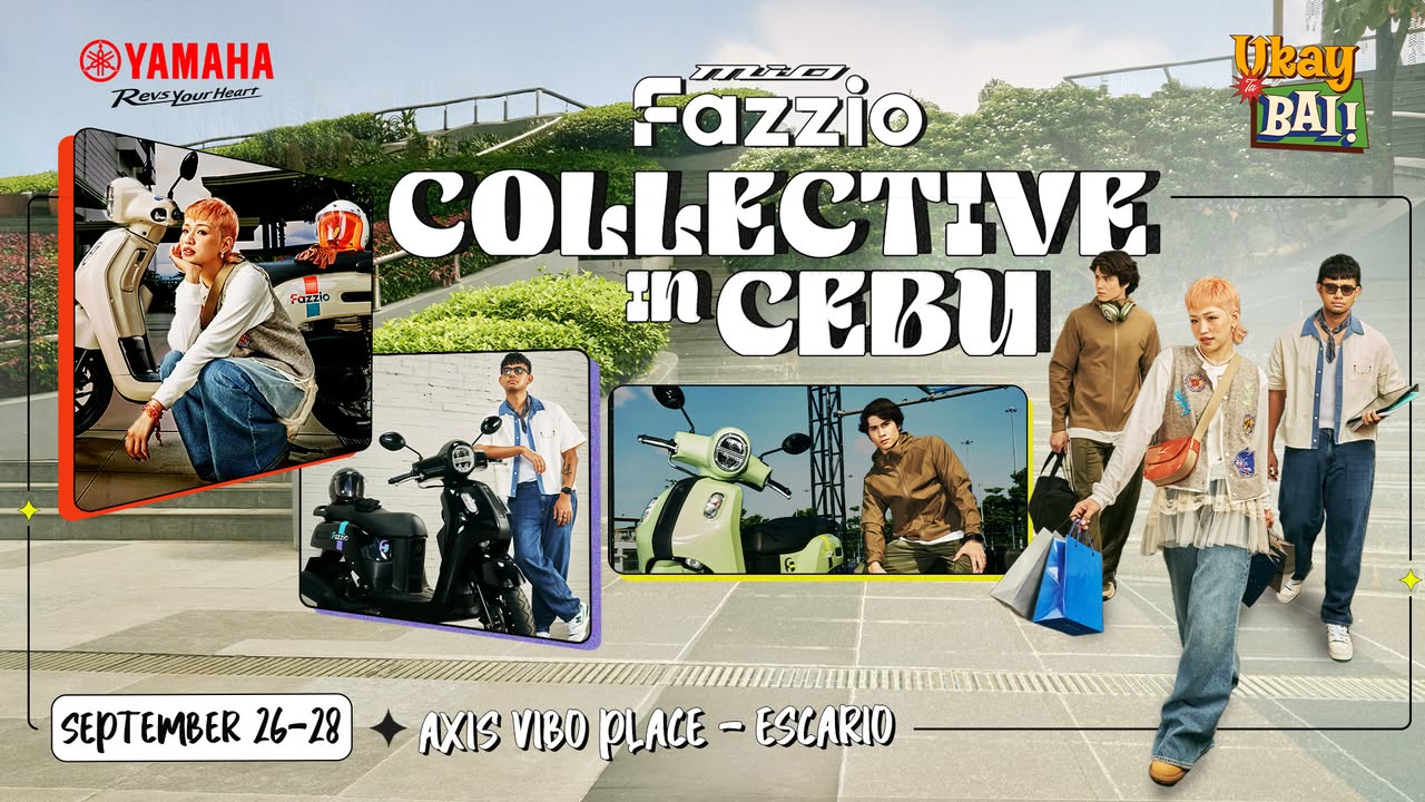 Cebuanos, we re HERE to turn up your vibe in the final leg of Yamaha s StartYOUniquenessCEBU with MioFazzioxUTB this SEPTE...