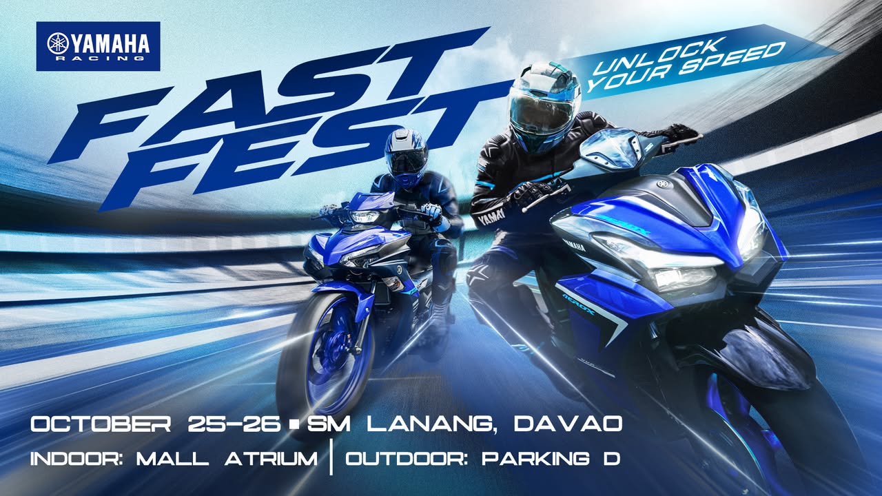 Get ready for an action packed weekend at YamahaFASTFEST Unlock Your Speed this OCTOBER 24 25, 10AM to 9PM at SM Lanang,...