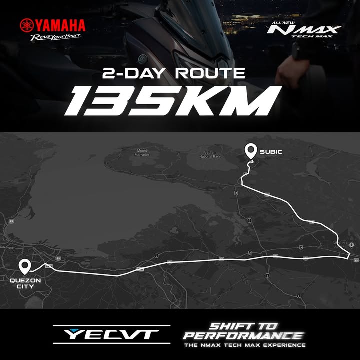 Next level of riding performance starts today YECVT Shift to Performance brings the all new NMAX Tech MAX to Subic,...