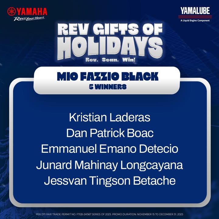 Congratulations to our REVGiftsOfHolidays winners Thank you to everyone who joined