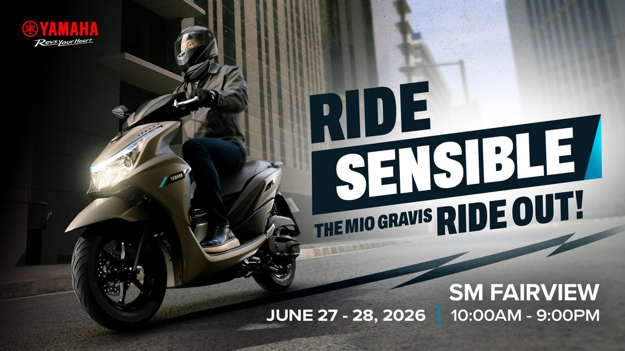 Ride Sensible The Mio Gravis Ride Out June 27 28, 2026 at SM Fairview
