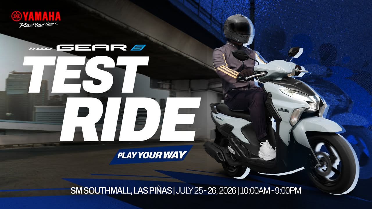Ready to play your way The all new Mio Gear S is taking over SM Southmall for a full weekend of test ride experience and ac...