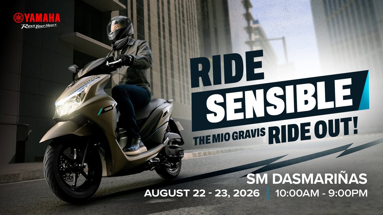Ride Sensible with the Mio Gravis Join us at SM Dasmari as on August 22 23, 2026 and discover what it takes to have a se...