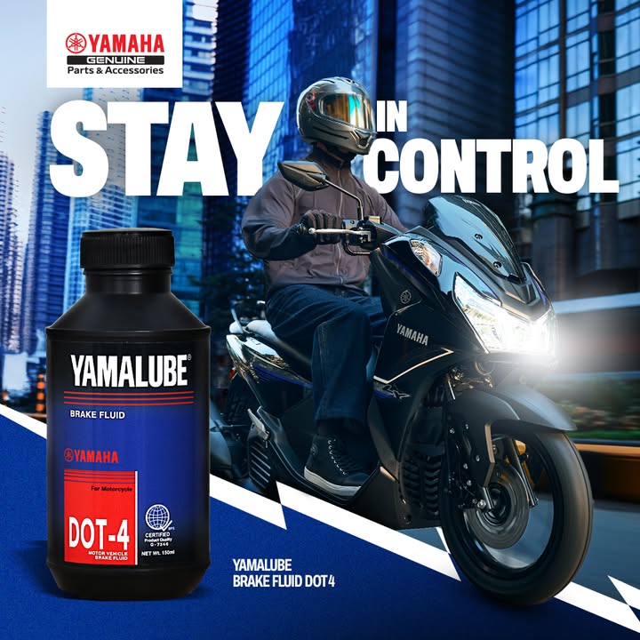You deserve a smoother ride. Upgrade to Yamalube DOT 4 for reliable braking performance and better control
