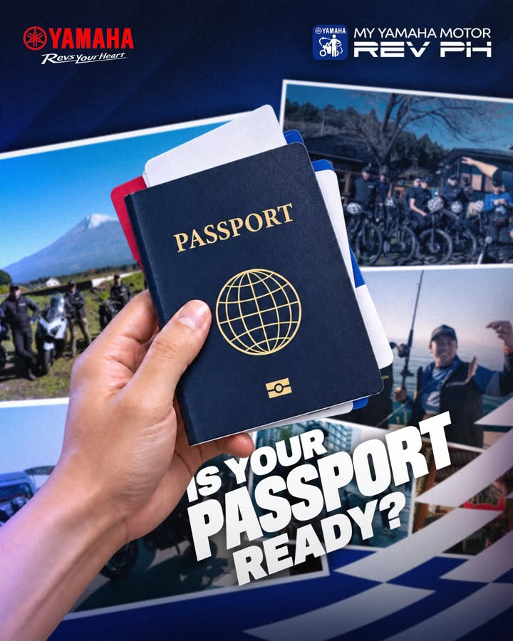 Quick, check your passport. You might want it ready for whats next. Details soon. MyYamahaMotorREVPH YamahaPH