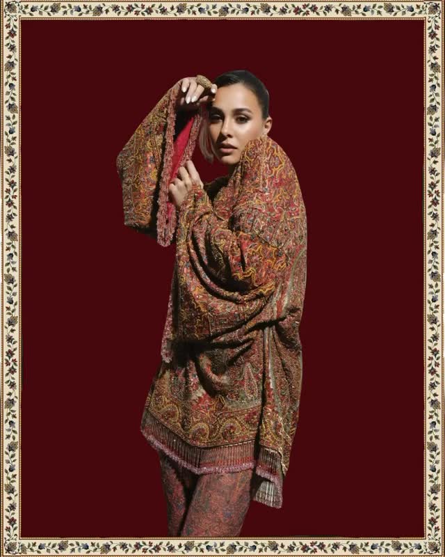 Tania Shroff tania shroff in Ri Ritu Kumar Tania wears our Juhu paisley embroidered dress from the latest couture coll...