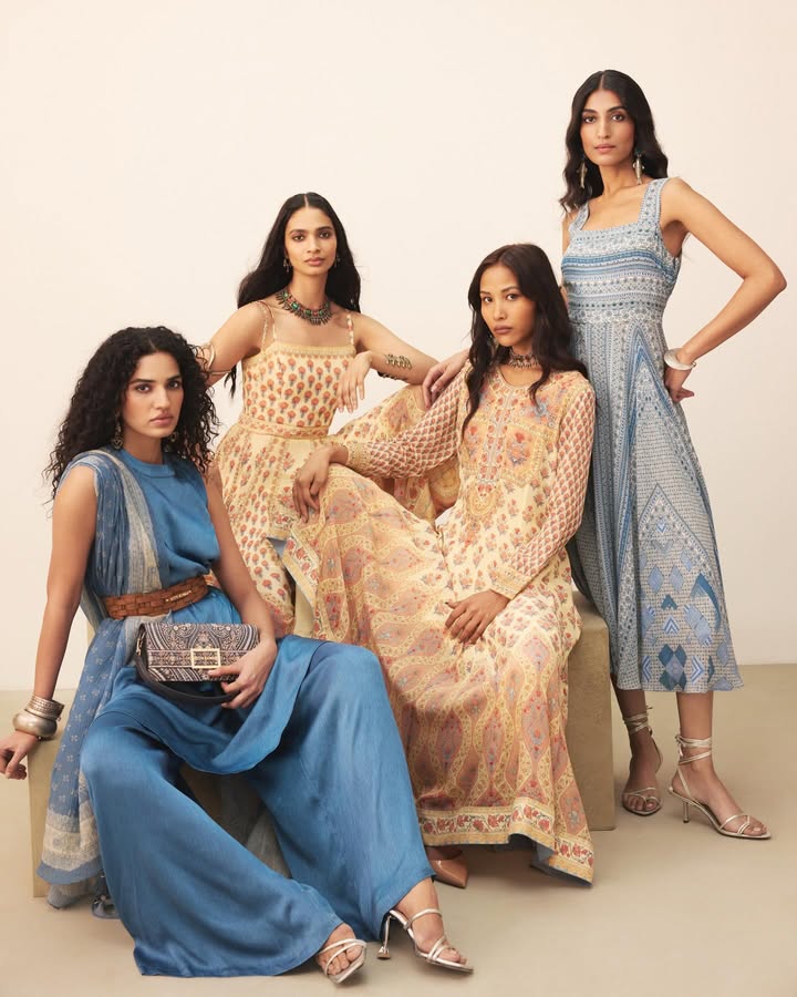 Introducing Ritu Kumar Spring Summer 2026. Defined by lightness, easy, airy, and layered