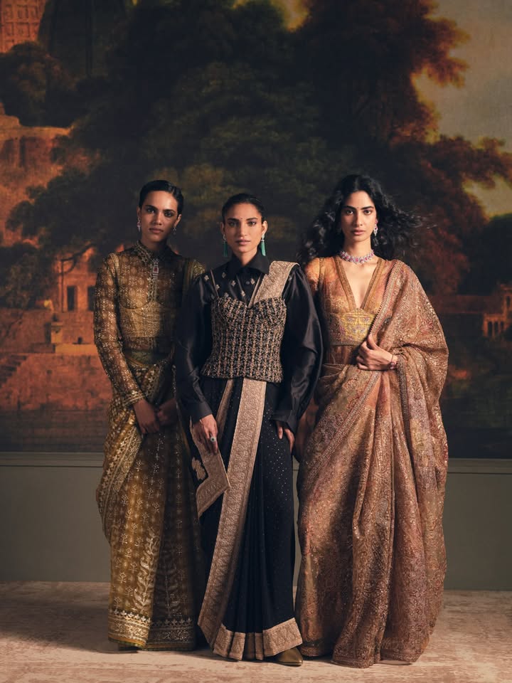 The Ritu Kumar saree, reimagined